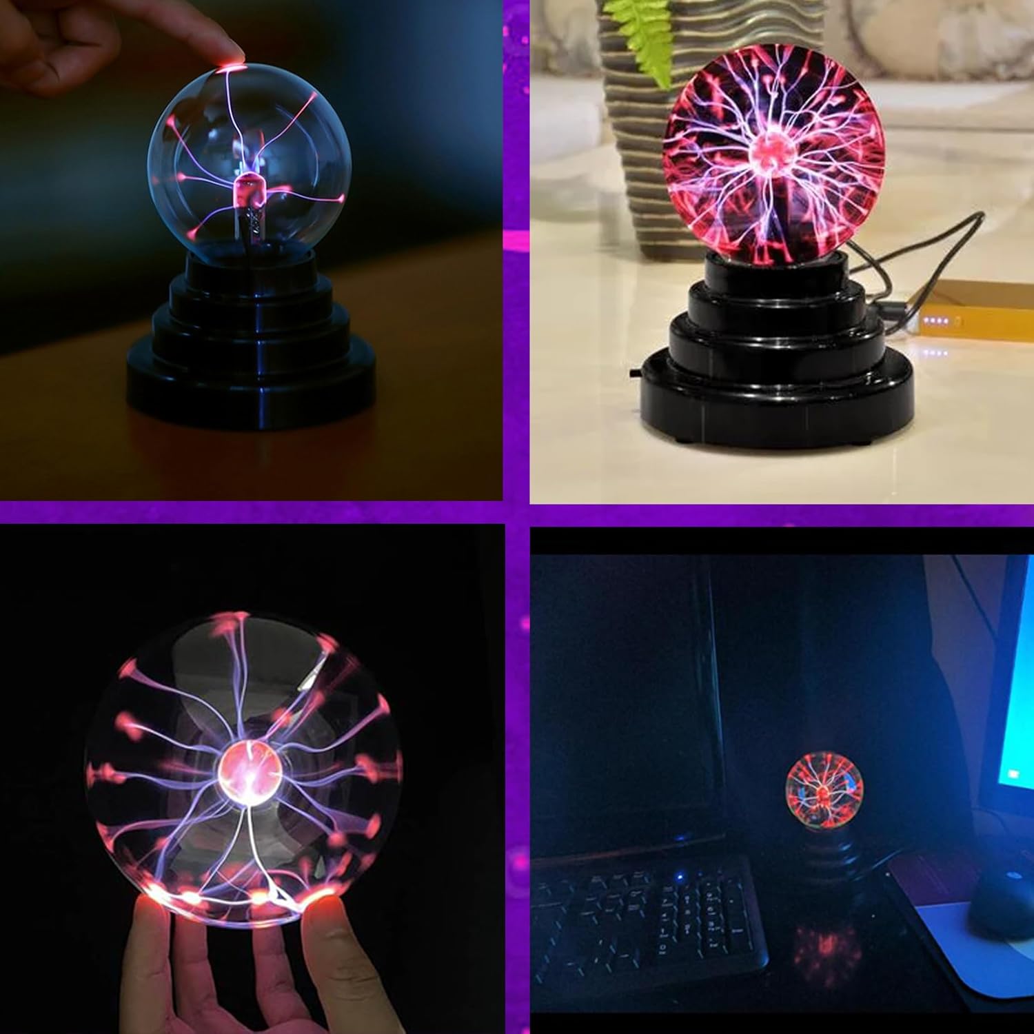 Плазменный шар-лампа, интеракт – обзор и цена Globe Interactive Light