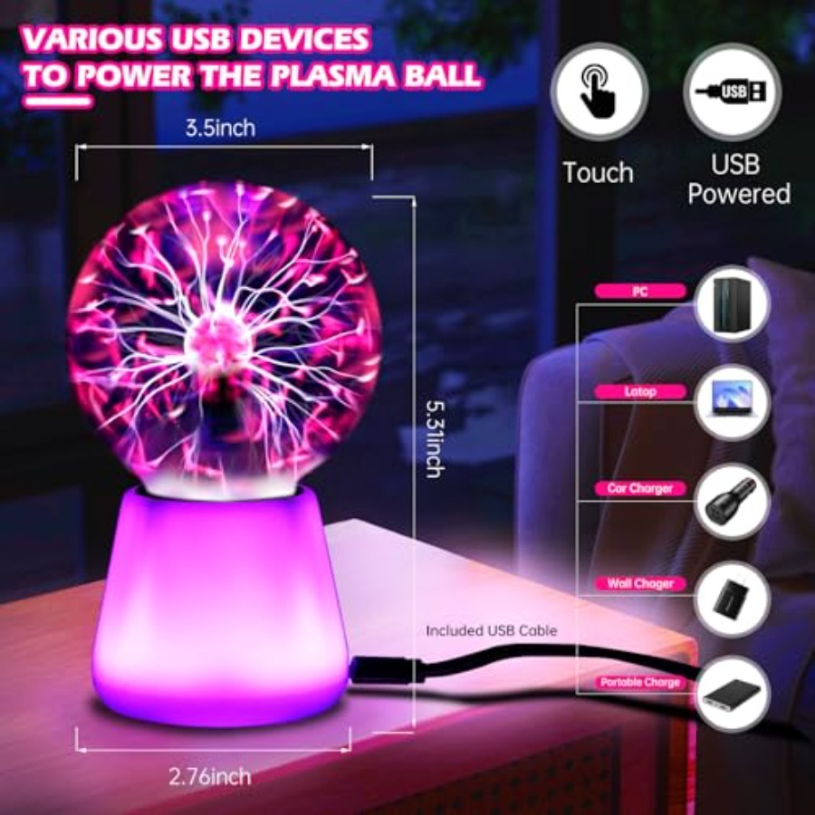 Интерактивная плазменная лампа – обзор и цена Globe Interactive Light