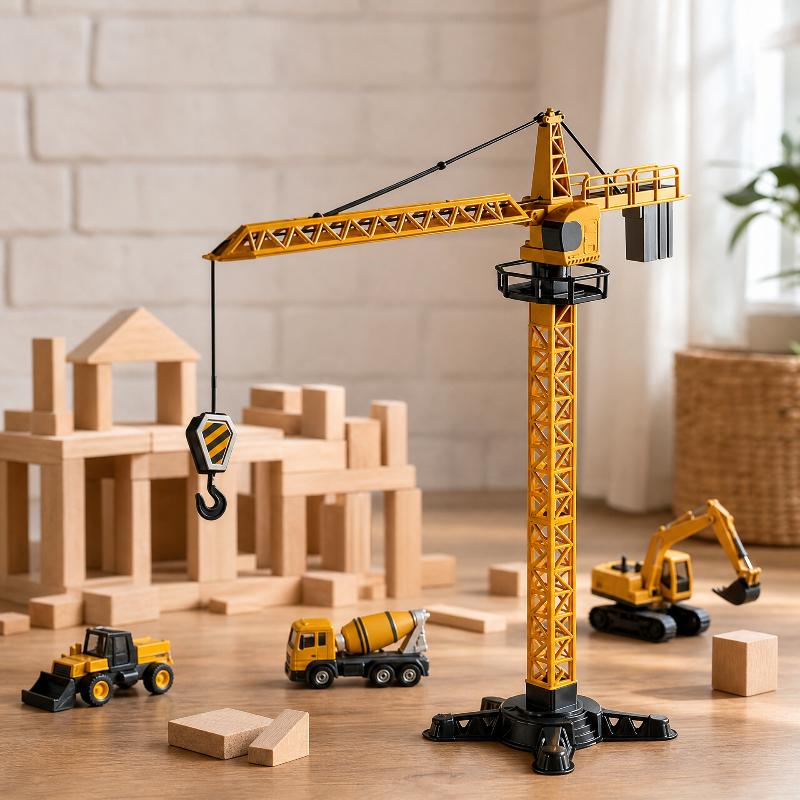 Игрушечный башенный кран, имит – обзор и цена Kid Educational