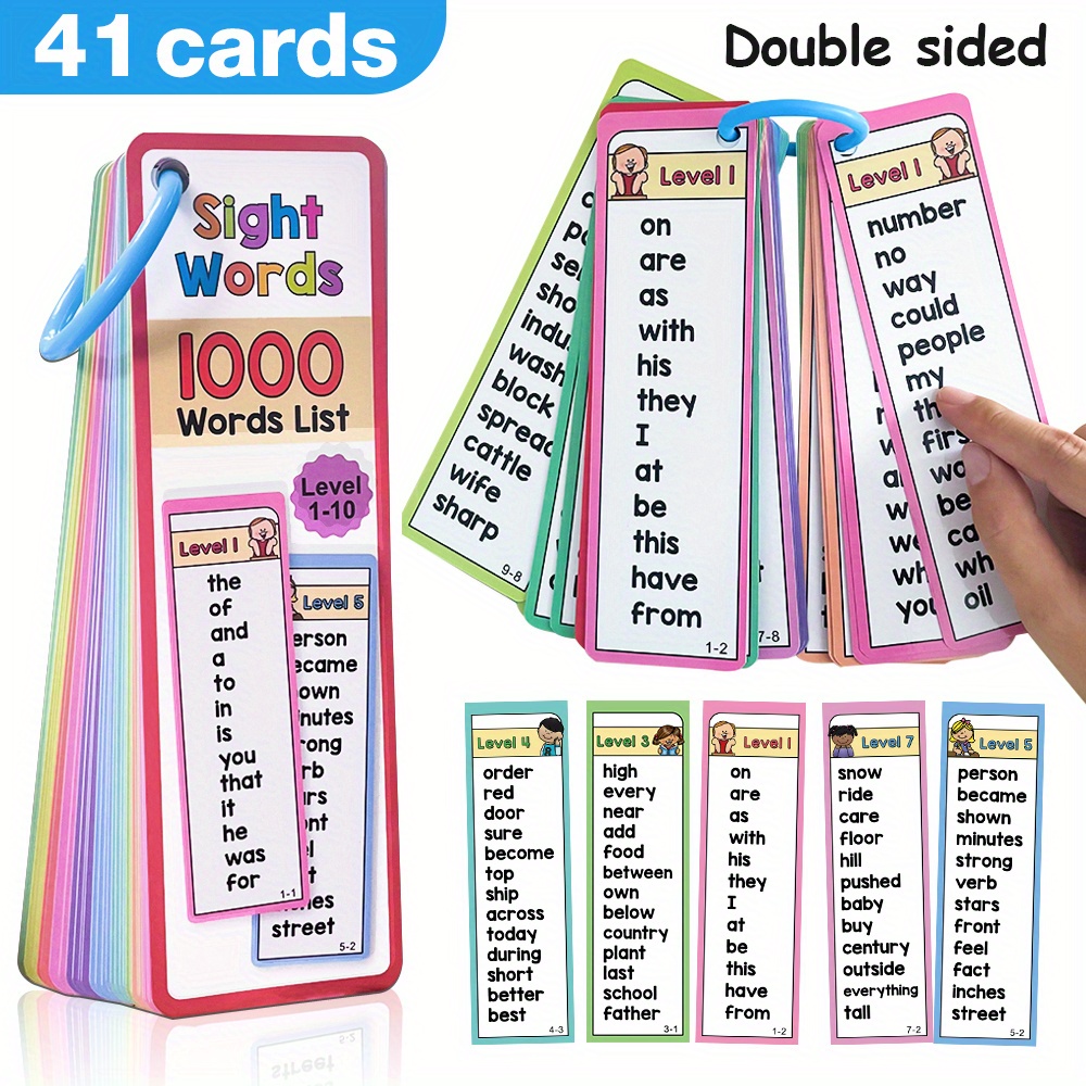 Флэш-карты со словами 1000 для – обзор и цена Kids Education Words